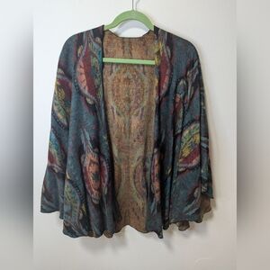 Women's 100 Percent Cashmere Reversible Loop Shawl